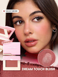 SHEGLAM Dream Touch Blush - Hush Hush, Love Cake | Dusty rose pink, 016 Tickled Pink | Soft baby pink, 017 Wannabe | Light peach nude, 018 Whipped Fig | Soft coral peach, 019 Heart Eyes | Rosy nude, 020 Knock Out | Deep rose red, 021 Don't Pink Twice | Hot neon pink, 110 Vacay Mode | Warm caramel nude, 209 Cherry Aura | Burnt coral