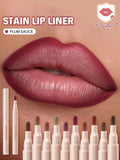 SHEGLAM True Stain Liquid Lip Liner 008 Deep Caramel, 010 Marvelous, 012 Bare Blush, 014 Kinda Nude, 110 Pinky Promise, 112 Plum Sauce, 300 Misty Rose, 309 Cherry, 505 But First,Coffee, 509 Chocoholic