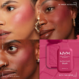 Shop NYX Professional Makeup Buttermelt Powder Blush in shades 01 Butta Half, 02 Butta Together, 06 For The Butta, 07 Butta With Time, 08 Getting Butta, 09 Feeling Butta, 10 Back And Butta, 12 All The Butta in Pakistan