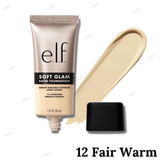 ELF Soft Glam Satin Foundation - 11 Fair Neutral, 12 Fair Warm, 13 Fair Neutral, 20 Light Cool, 22 Light Warm, 23 Light Cool, 25 Light Neutral, 30 Medium Warm, 31 Medium Neutral, 40 Tan Warm, 42 Tan Neutral