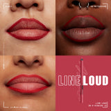 NYX Line Loud Vegan Longwear Lip Liner - Gimme Drama, Daring Damsel, Goal Crusher, Born To Hustle, Global Citizen, Ambition Statement, Total Baller, Movin Up, Hottie Hijacker, Stay Stuntin, Rebel Red, On A Mission, Fierce Flirt, Trophy Life, Goal Getter, Magic Maker, Rebel Kind, Evil Genius, No Equivalent, Leave a Legacy, Ten Out of Ten, Sassy, Too Blessed, Make a Statement, No Wine-ing