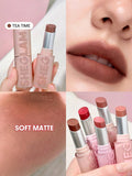 SHEGLAM Lip Veil Cushion Lightweight Lipstick - Encore Energy, Gotcha, Dream Date, Be Fearless, Go Off, High Key, Fed Up, Crimson, Strut, Clock It, No Crumbs, Tea Time