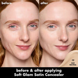 ELF Soft Glam Satin Concealer - 10 Fair Cool, 11 Fair Neutral, 12 Fair Warm, 13 Fair Neutral, 20 Light Cool, 21 Light Neutral, 22 Light Warm, 25 Light Neutral
