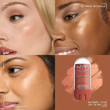 Buy NYX Buttermelt Glow Boosting Highlighter Stix in shades NYX Buttermelt Glow Boosting Highlighter Stix - 01 Big Melt Energy - Clear, 03 That's So Melt - White, 04 My Melt Era - Pink, 06 A Whole Melt - Gold, 09 Melt Down - Peach, 11 Melt You Later - Bronze, 13 Left On Melt - Copper in Pakistan

