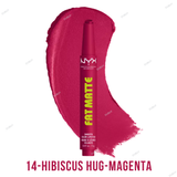 Buy NYX Fat Matte Smooth Color Lipstick in shades NYX Fat Matte Smooth Color Lipstick - 01-Cozy Whipped, 02-Cashmere Cutie, 03-Coral Cuddlin', 04-Rose Robe, 06-Beary Nude, 07-Cocoa Cuddles, 08-Toasty Taupe, 09-Mauve Cloud, 10-Flamingo Feather, 11-Pink Puff, 12-Blush Blanket, 13-Fluffy Fuchsia, 14-Hibiscus Hug, 15-Fuzzy Flame, 16-Plushin' Plum, 17-Scarlet Snuggles, 18-Berry Smooth in Pakistan