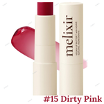 Buy Melixir Vegan Lip Butter in shades 02 Nude Rose, 03 Red Velvet, 05 Dewy Rose, 06 Rust Red, 10 Flutter, 15 Dirty Pink, 16 Wine Stain, 18 Vintage Red online in Pakistan