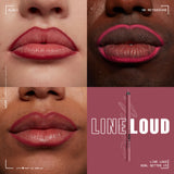 NYX Line Loud Vegan Longwear Lip Liner - Gimme Drama, Daring Damsel, Goal Crusher, Born To Hustle, Global Citizen, Ambition Statement, Total Baller, Movin Up, Hottie Hijacker, Stay Stuntin, Rebel Red, On A Mission, Fierce Flirt, Trophy Life, Goal Getter, Magic Maker, Rebel Kind, Evil Genius, No Equivalent, Leave a Legacy, Ten Out of Ten, Sassy, Too Blessed, Make a Statement, No Wine-ing