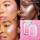 NYX Buttermelt Highlighter - 05 - Bright & Butta - Light champagne, 10 - Glaze it Butta - Light bronze, 15 - U Butta Werk - Frosty pink, 35 - Butta in Bronze - Bronze gold, 40 - No 1 Butta - Holographic lavender