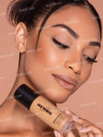 SHEGLAM Complexion Pro Long Lasting Breathable Matte Foundation - Linen, Buttercream, Porcelain, Fair, Chantilly, Bamboo, Shell, Nude, Acorn, Warm Vanilla, Sand, Peach, Honey, Butterscotch, Wheat, Golden