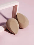 Shein - Pack of 2 Beauty Blenders - Apricot, Baby Pink & Brown