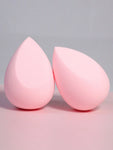 Shein - Pack of 2 Beauty Blenders - Apricot, Baby Pink & Brown