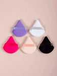 Shein - 5 Pcs Triangle Puff set - Multicolor