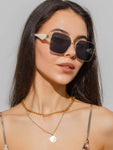 Shein - Square Sunglasses