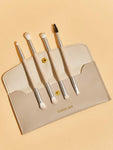 SHEGLAM - Glam 101 Eye Essentials Brush Set With Bag 4 Brushes