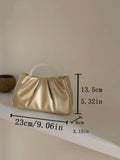 Shein Pearl handle bag Golden