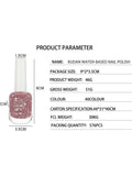 Shein - Peel Off Nail Paint Pink / Hot Pink and White