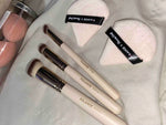 Shein MAANGE Face Brush Set,3pcs Brush+2pcs Triangle Powder Puff