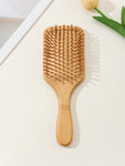 Shein - Bamboo Square Hair Brush