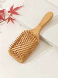 Shein - Bamboo Square Hair Brush