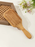 Shein - Bamboo Square Hair Brush