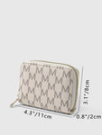 Shein - Coint wallet Letter Graphic - Champagne