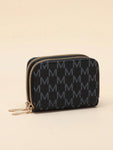 Shein - Double zipper wallet Letter Graphic