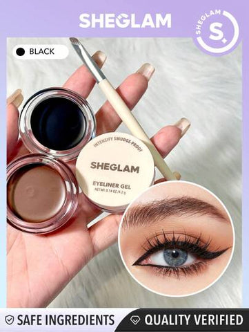 SHEGLAM- Intensify Smudge Proof Eyeliner Gel - Black