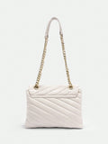 Shein - White Chain Hand Bag