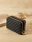 Shein - Double zipper wallet - vintage Black