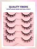 Shein 7 Pairs Natural look Eye lashes