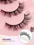 Shein 7 Pairs Natural look Eye lashes