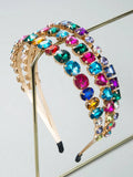 Shein - Multi Color Stone Headband