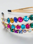 Shein - Multi Color Stone Headband