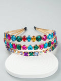 Shein - Multi Color Stone Headband