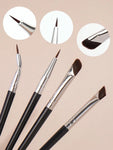 Shein - Maange 7 Pcs Brush Set Black