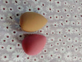 Shein - Pack of 2 Beauty Blenders - Coffee & Red