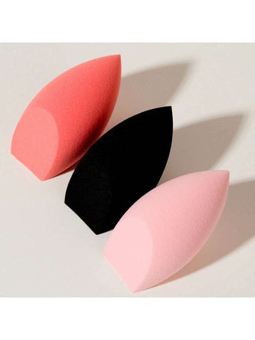 Shein 3pcs Wet And Dry Dual Use Makeup Sponge