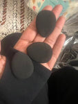 Shein - 2 Pcs Black Water Drop Sponge - finger cushion puff