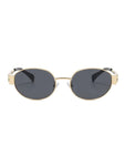 Shein - Women's Vintage Small Oval Frame Sunglasses without case