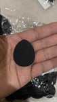 Shein - 2 Pcs Black Water Drop Sponge - finger cushion puff