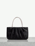 Shein Party - hand bag Black with silver Handle