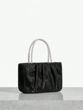 Shein Party - hand bag Black with silver Handle