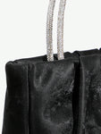 Shein Party - hand bag Black with silver Handle