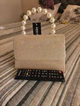 Shein - Golden Pearl Handle Hand Bag