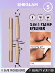 SHEGLAM - Get Foxy Eye Stamp & Liner Pen 3 In 1 Waterproof