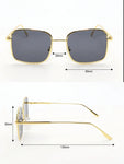 Shein - Square Framed Sunglasses