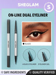 SHEGLAM - On Line Dual Eyeliner Black Waterproof