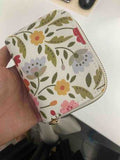 Shein - Flower printed Double zipper Wallet