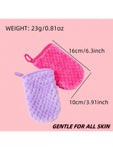 Shein 2 Pcs Makeup Removing Gloves / Microfibre