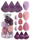 Shein 15 Pcs Makeup tool set - Puff - Band - Blenders - Towels Mauve